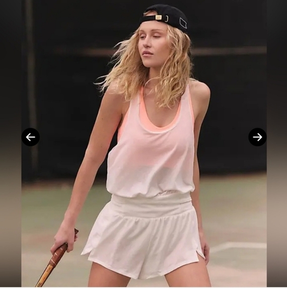 New Free People Movement Light As Air Runsie White NWOT Medium - Picture 5 of 11